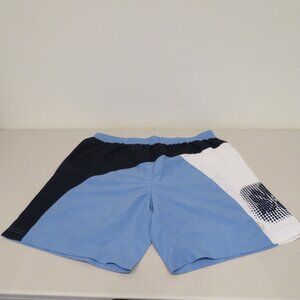Men Medium Blue Swim Trunk Punto Blanco Board Shorts Casual Beach Drawstring